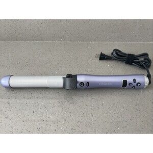 Lyealion SW01 Pink Gray Electric Coated Automatic Hair Curling Iron 1.25"